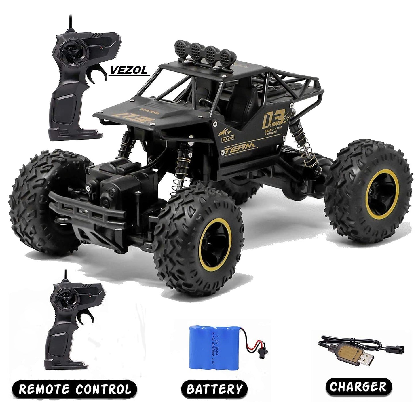 Smoke Rock Crawler 4WD RC Car