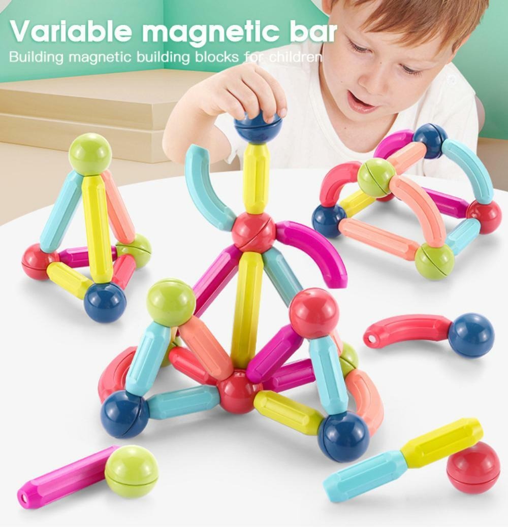 Colorful Creative Pipe Puzzle Building Blocks