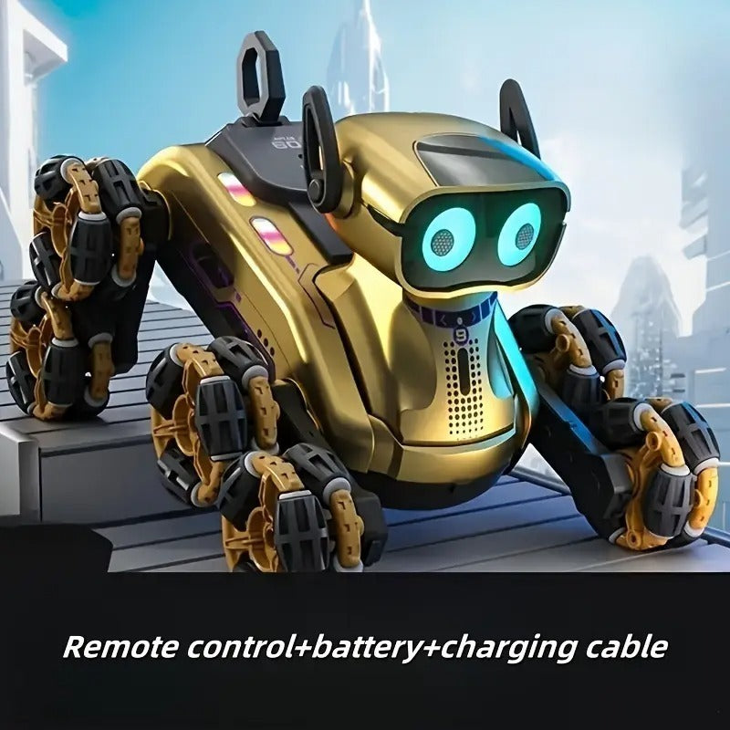 RC Stunt Robot Dog - Rechargeable Remote Control