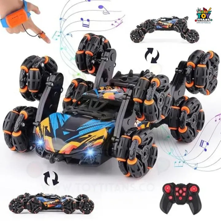 Cool 8-Wheel RC Stunt Car for Kids