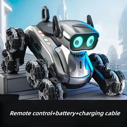 RC Stunt Robot Dog - Rechargeable Remote Control