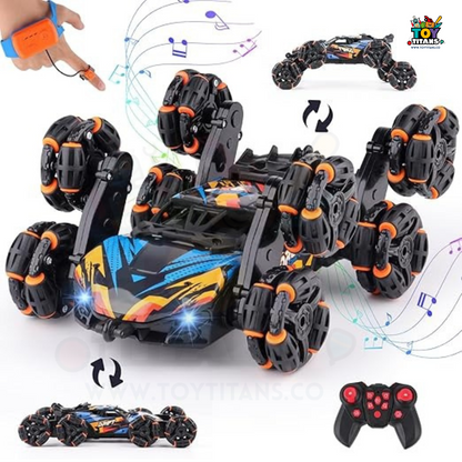 Cool 8-Wheel RC Stunt Car for Kids