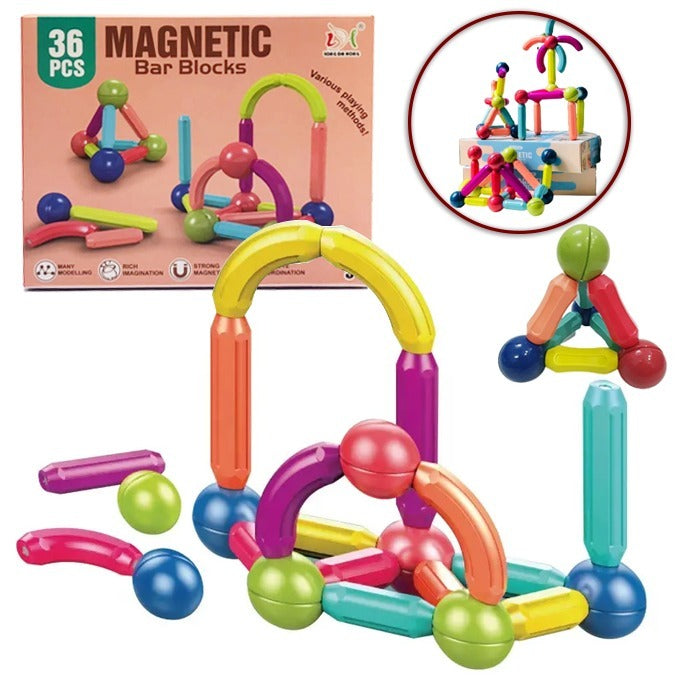 Colorful Creative Pipe Puzzle Building Blocks