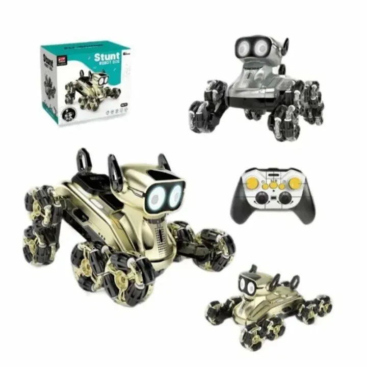 RC Stunt Robot Dog - Rechargeable Remote Control