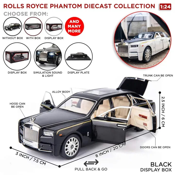 Diecast Rolls Royce Model car 1:24